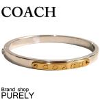 国内発送 コーチ COACH アクセサリー レディース ブレスレット 小物 ヒンジド バングル F54565 SLV シルバー 送料無料
