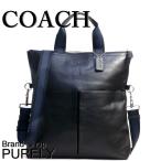 コーチ COACH バッグ メンズ 2WAY スムース レザー フォルド オーバー トート バッグ F54759 BLK ブラック 送料無料