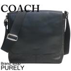 コーチ COACH バッグ メンズ ボディ バッグ シグネチャー レザー チャールズ スモール メッセンジャー ショルダー バッグ F72220 BLK ブラック