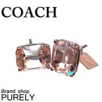 Yahoo! Yahoo!ショッピング(ヤフー ショッピング)国内発送 コーチ レディース アクセサリー COACH ピアス エメラルド カット スタッド ピアス F73036 ROPCH ローズゴールド×ピーチ 送料無料