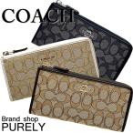 国内発送 コーチ 財布 レディース COACH 長財布 シグネチャー ジャガード Lジップ ウォレット F73527 送料無料