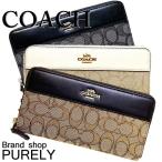 国内発送 コーチ 財布 レディース COACH 長財布 アウトライン シグネチャー アコーディオン ジップ ウォレット F76638 送料無料