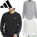  Adidas Golf свитер с длинным рукавом вырез лодочкой s Lee полоса s вязаный в клетку мужской JTY60 IM6425|IM6424|IM6427 2024 год осень-зима модель adidas golf