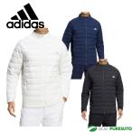 在庫処分 アディダス adidas 長袖フルジップダウンジャケット 軽量ミニリップ 保温 BU620 HG4119 HG4120 HG4123 ゴルフウェア
