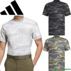 アディダス ゴルフ 半袖 モックネックシャツ ジオメトリック メンズ MKO64 IA2605／IA2625／IA2626 2023年秋冬モデル adidas golf