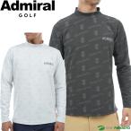  Admiral Golf длинный рукав mok шея рубашка Ran плоскодонная лодка монограмма Jaguar do мужской ADMA378 tops Golf одежда 2023 год осень-зима модель Admiral Golf осень-зима одежда 