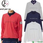  Anne Pas . длинный рукав mok шея рубашка обвес тренировочный мужской AMF6204J1 tops Golf одежда 2024 год осень-зима модель and per se осень-зима одежда 