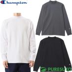ショッピングチャンピオン tシャツ チャンピオン Champion 長袖 モックネックシャツ ロングスリーブTシャツ メンズ C3-Y434 2024年秋冬モデル 秋冬ウェア 24FW ベーシック