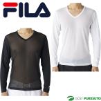  filler Golf . пот скорость . длинный рукав контакт охлаждающий V шея внутренний рубашка 745-982 Golf одежда 2026 год весна лето модель весна лето одежда FILA GOLF