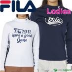 レディースフィラゴルフ長袖モックネ...