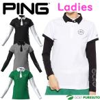  женский булавка Golf kanoko Polo небо . внутренний галстук имеется Layered twin комплект 622-5160200 Golf одежда tops 2025 год весна лето модель PING GOLF. покупка 
