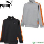 プーマ ゴルフ PUMA×FFTK ビッグラベル 長袖 モックネック シャツ TK サイドライン メンズ 633697 トップス 2025年春夏モデル PUMA GOLF FFTK 爆買