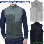 rosa-sen лучший вафля вязаный × жесткий ta полный Zip лучший мужской 044-43271 внешний Golf одежда 2025 год весна лето модель ROSASEN весна лето одежда 