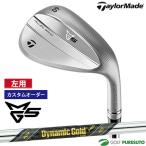 ショッピングカスタムメイド商品 【カスタムオーダー】【レフティー（左用）】テーラーメイド ミルドグラインド 5 ウェッジ Dynamic Gold MID 115 スチールシャフト 2025年モデル【■Ti■】