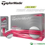 テーラーメイド ゴルフボール ツアーレスポンス ストライプ ネオン ピンク 1ダース(12球入)2025年モデル TaylorMade Tour Response Stripe NEON