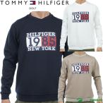 Tommy Hilfiger Golf длинный рукав Logo вырез лодочкой тренировочный тянуть over мужской THMA350 tops Golf одежда 2023 год осень-зима модель TOMMY HILFIGER