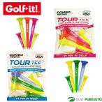 TOUR TEE COMBO NEONS 5шт.@ ассортимент упаковка neon серии T-490 длинный чай Short чай утерян предотвращение трудно сломать высокая прочность Tour чай 
