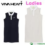 レディース ビバハート 吸水速乾 ワッフルAライン ワンピース ゴルフウェア トップス 女性用 012-63370 VIVA HEART 爆買