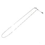 スライドチェーンネックレス シルバー925　最大45cm　ベネチアン　8面カット　国産/チェーン・その他