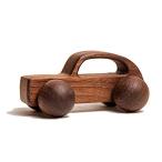 Mamimami Home ミニカー 木のおもちゃ ガラガラ 安全無塗装 クルミの木 ラトル スポーツカー 車 知育玩具 1 2 3 4 5