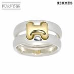 エルメス HERMES オランプ #51 リング SV 925 シルバー 指輪 Oran Pudding Ring