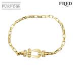 フレッド FRED フォース10 ミディアム ダイヤ ブレスレット #14 MM K18 YG イエローゴールド 750 Force 10 Bracelet 90157285