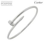 カルティエ Cartier ジュストアンクル #18 ダイヤ ブレスレット K18 WG ホワイトゴールド 750 Juste Un Clou  Bracelet【証明書】 90221362