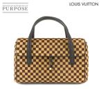 新品同様 ルイ ヴィトン LOUIS VUITTON ダミエ ソバージュ ライオン ハンド バッグ ハラコ レザー ブラウン M92131 90225200