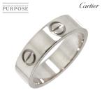 カルティエ Cartier ラブ #54 リング K18 WG ホワイトゴールド 750 指輪 Love Ring 90225343
