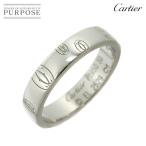 カルティエ Cartier ハッピーバースデー ロゴ SM #50 リング Pt プラチナ 指輪 Happy Birthday Logo Ring 90226638