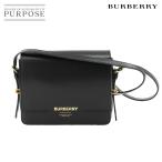 未使用 展示品 バーバリー BURBERRY グレース スモール ショルダー バッグ レザー ブラック ゴールド 金具 Grace Small Bag 90227234