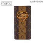 ルイ ヴィトン LOUIS VUITTON モノグラム ストライプ LVスクエアード ポルトフォイユ ブラザ 二つ折り 長財布 M81008 90230597