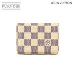 未使用 ルイ ヴィトン LOUIS VUITTON ダミエ アズール アンヴェロップ カルト ドゥ ヴィジット カードケース N61746 Card Case 90230737