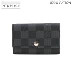 ショッピングVUITTON 未使用 展示品 ルイ ヴィトン LOUIS VUITTON ダミエ グラフィット ミュルティクレ 6 6連 キーケース N62662 シルバー 金具 90232107