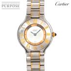 カルティエ Cartier マスト21 ヴァンティアン コンビ W10073R6 ヴィンテージ レディース 腕時計 シルバー クォーツ Must 21 90233506