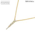ティファニー TIFFANY&Co. ダイヤ ネックレス 40cm K18 YG イエローゴールド 750 Diamond Necklace 90240597