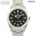 未使用 展示品 ロレックス ROLEX エクスプローラー1 124270 ランダム番 ルーレット メンズ 腕時計 ブラック 自動巻き Explorer 1 90260332