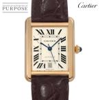 カルティエ Cartier タンクソロXL コンビ W5200026 メンズ 腕時計 デイト シルバー K18PG オートマ 自動巻き ウォッチ Tank Solo 90261464
