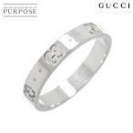 グッチ GUCCI アイコン #20 リング K18 WG ホワイトゴールド 750 指輪 Icon Ring 90267023