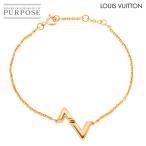 ショッピングルイヴィトン ルイ ヴィトン LOUIS VUITTON ヴォルト アップサイド ダウン ブレスレット 16.5cm K18 PG 750 Bracelet 90267984