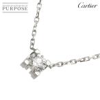 カルティエ Cartier Cドゥ ダイヤ 0.21ct F/VS1/3EX ネックレス 42cm K18 WG 750 C De Necklace【証明書・鑑定書付き】 90272536