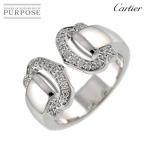カルティエ Cartier ブークルセ #48 リング ダイヤ K18 WG ホワイトゴールド 750 指輪 2C Diamond Ring 90273630