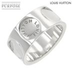 ルイ ヴィトン LOUIS VUITTON プティット バーグ アンプラント #56 リング K18 WG 750 指輪 Petit Bague Empreinte Ring 90273777