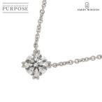 ハリーウィンストン ソリティア ダイヤ 0.51ct D/VVS2/3EX ネックレス 41cm Pt プラチナ Diamond Necklace【証明書・鑑定書付き】 90274518