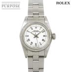 ロレックス ROLEX オイスターパーペチュアル 67230 U番 レディース 腕時計 ホワイト オートマ 自動巻き Oyster Perpetual 90274737
