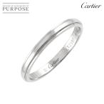 カルティエ Cartier ダムール #55 リング 幅2.5mm Pt プラチナ 指輪 d Amour Ring【証明書付き】 90274801