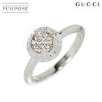 グッチ GUCCI GG #9 リング ダイヤ K18 WG ホワイトゴールド 750 指輪 Diamond Ring 90275575