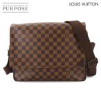 新品同様 ルイ ヴィトン LOUIS VUITTON ダミエ シェルトン MM ショルダー バッグ エベヌ ブラウン N41149 Damier Shelton 90276019