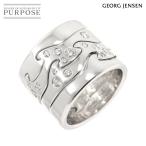 ジョージ ジェンセン Georg Jensen フュージョン #49 リング ダイヤ K18 WG ホワイトゴールド 750 指輪 fusion Ring 90276055