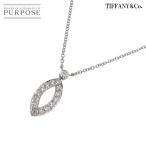 ティファニー TIFFANY&CO. ダイヤ ネックレス 40cm Pt プラチナ Diamond Necklace 90276072
